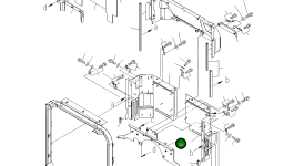 Кронштейн 421-54-45560 Komatsu