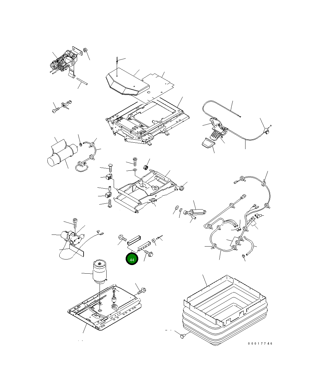 Ограничитель 20K-57-33230 Komatsu