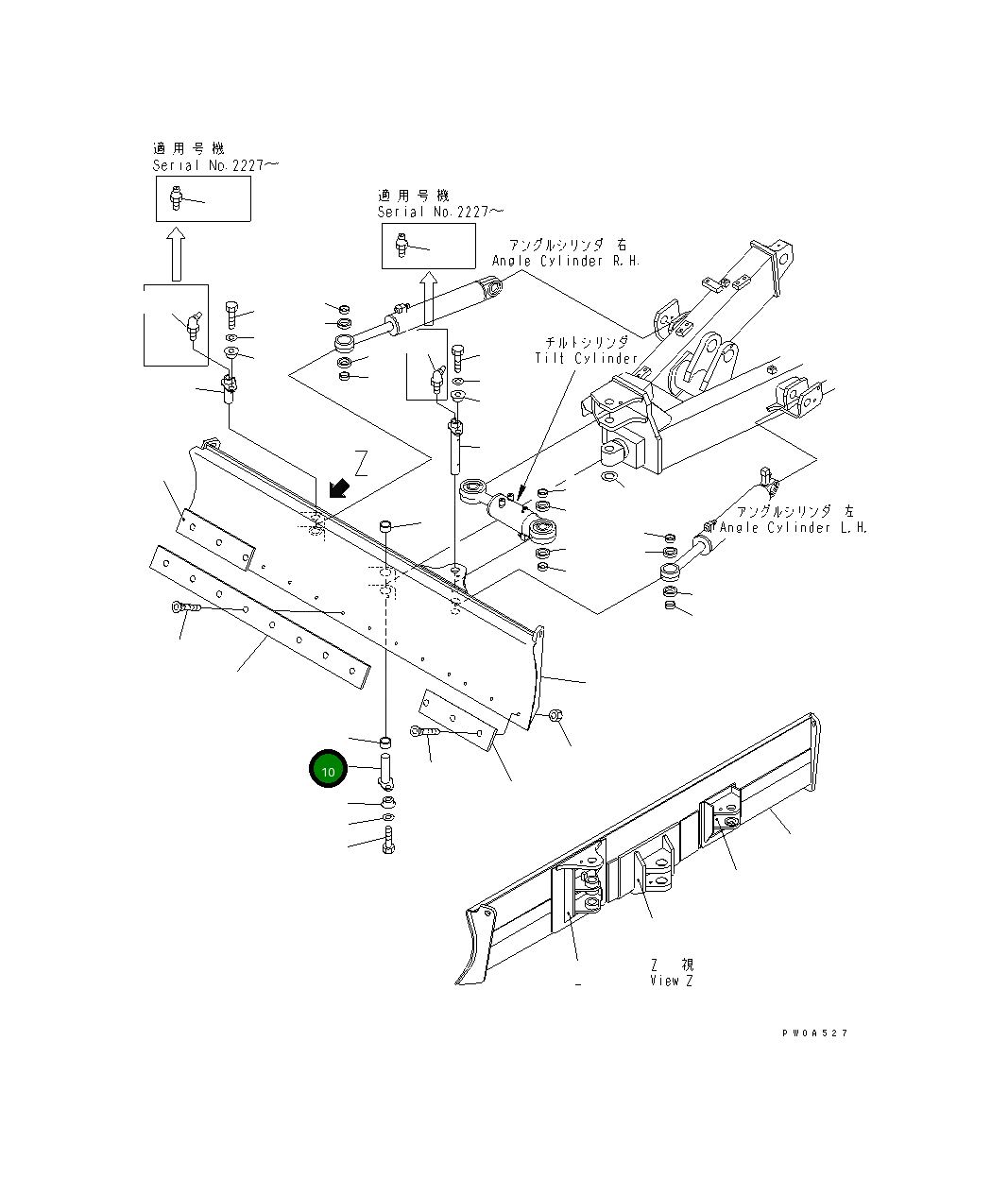 Палец 22L-910-1130 Komatsu