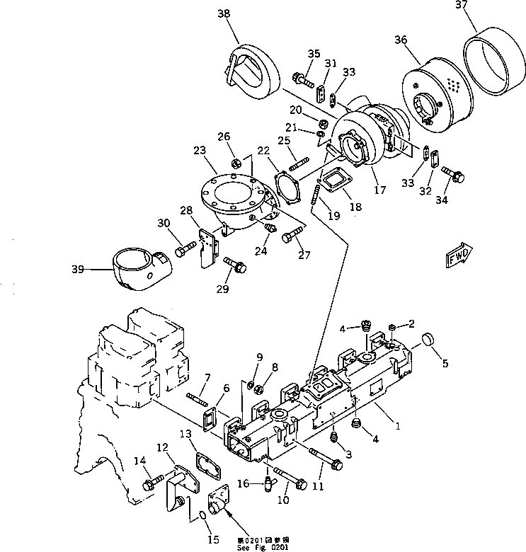 Корпус 6212-85-7110 Komatsu