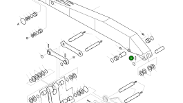 Палец 2123-1371 Komatsu