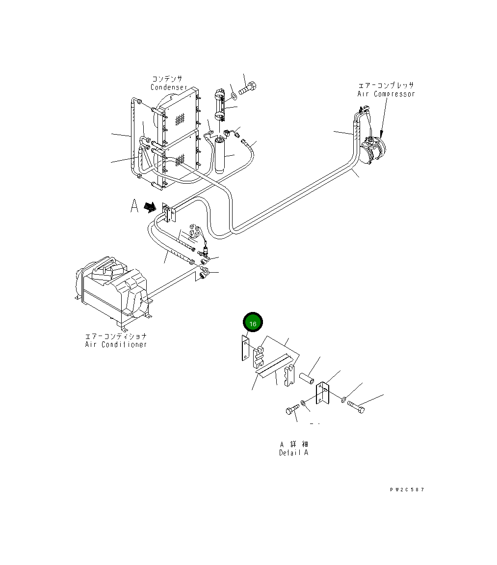 Кронштейн 234-809-6640 Komatsu