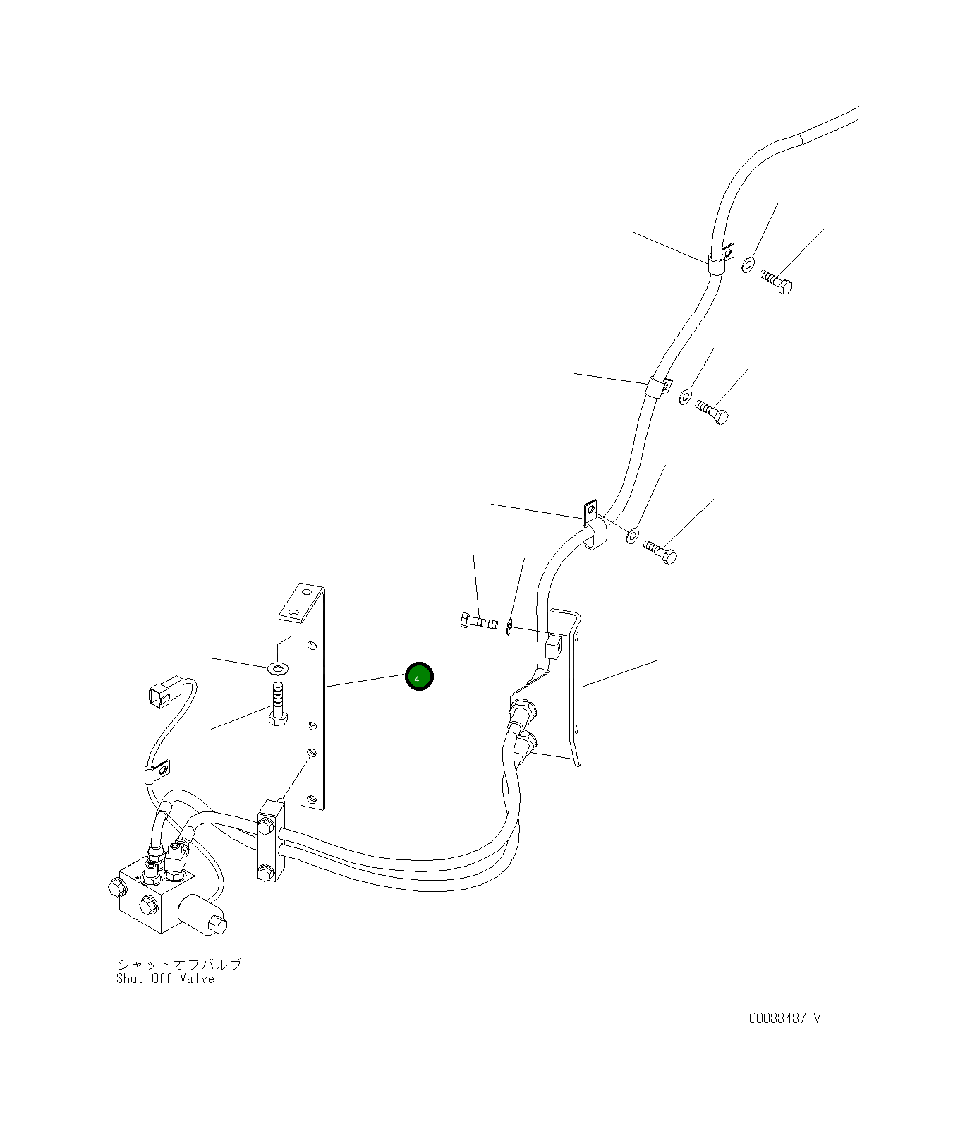 Кронштейн 421-62-44260 Komatsu
