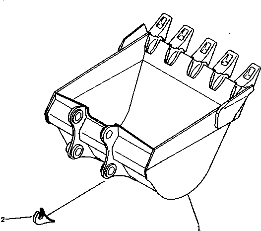 Крюк 21N-70-14520 Komatsu