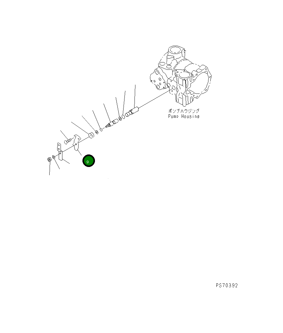 Кронштейн 258-81-22640 Komatsu