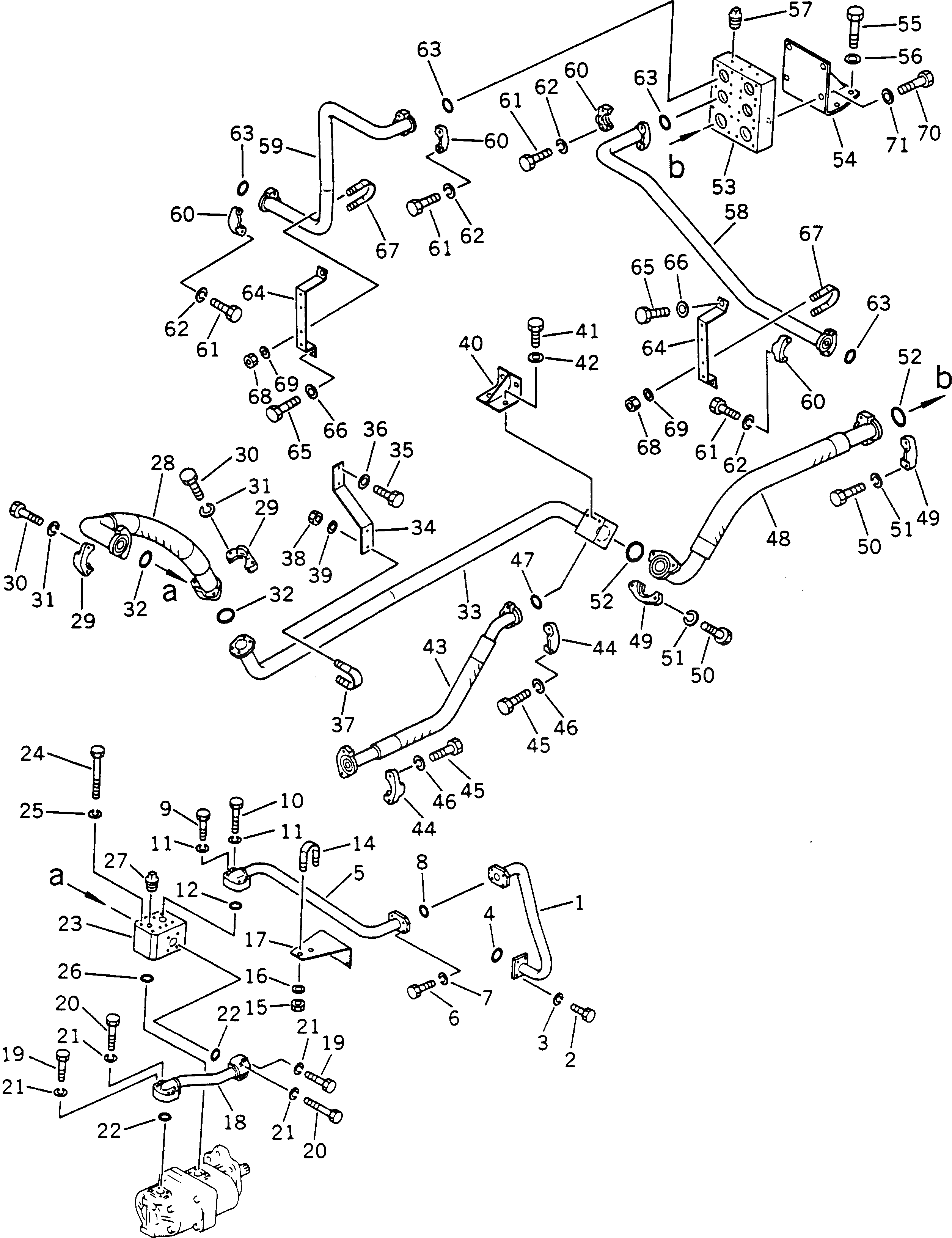 Кронштейн 566-61-45530 Komatsu
