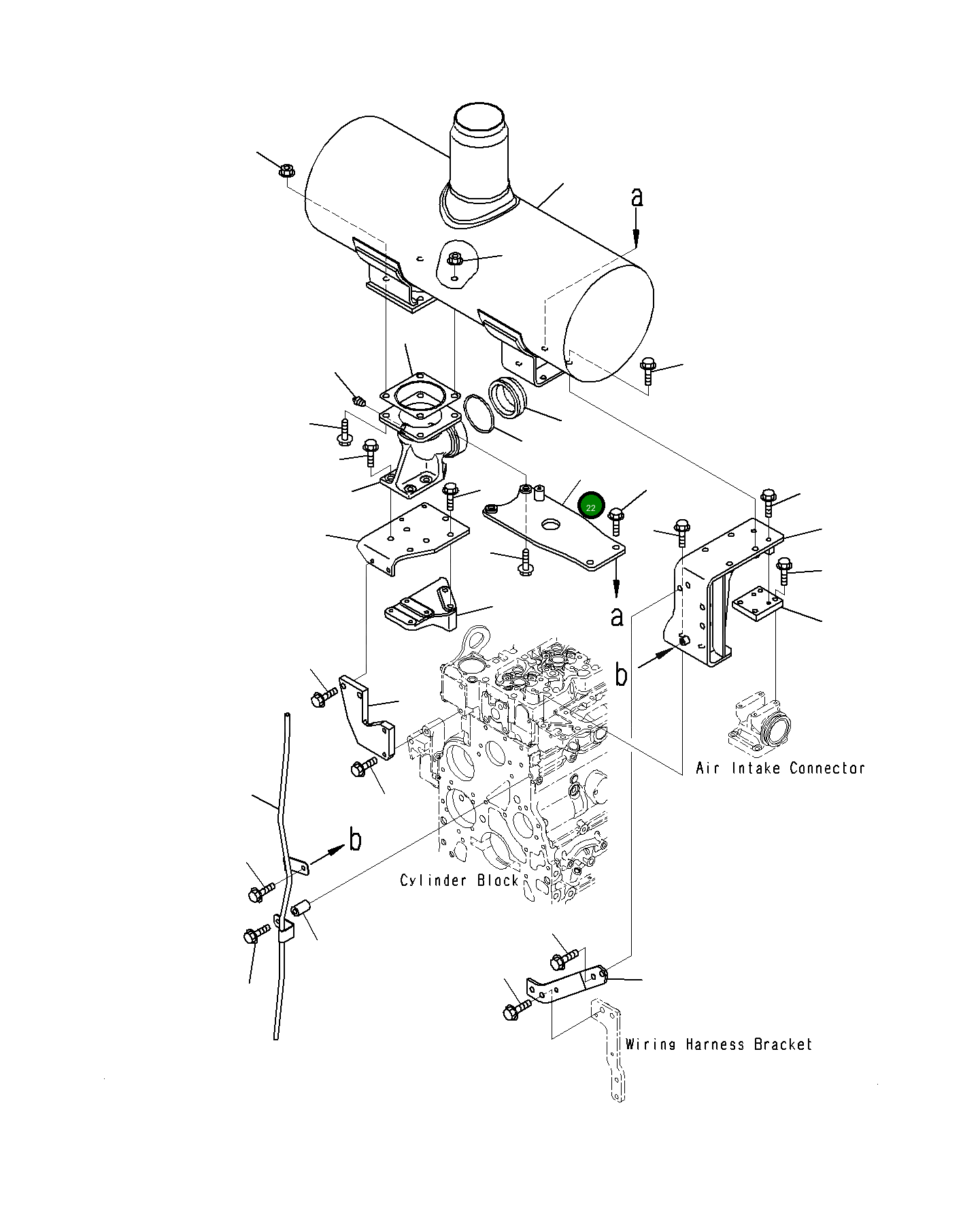 Кронштейн 6754-11-5190 Komatsu