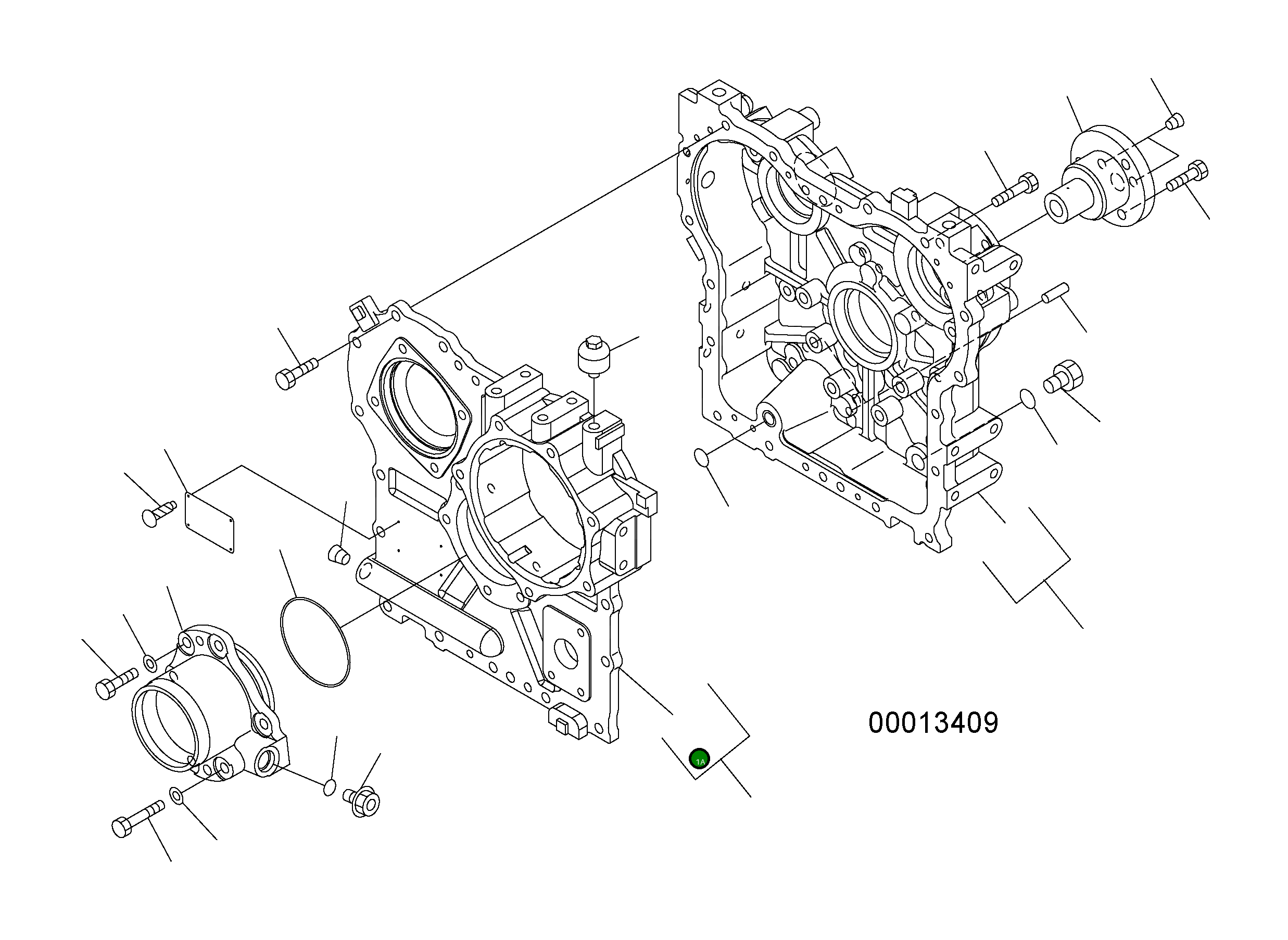 Корпус 416-17-31111 Komatsu