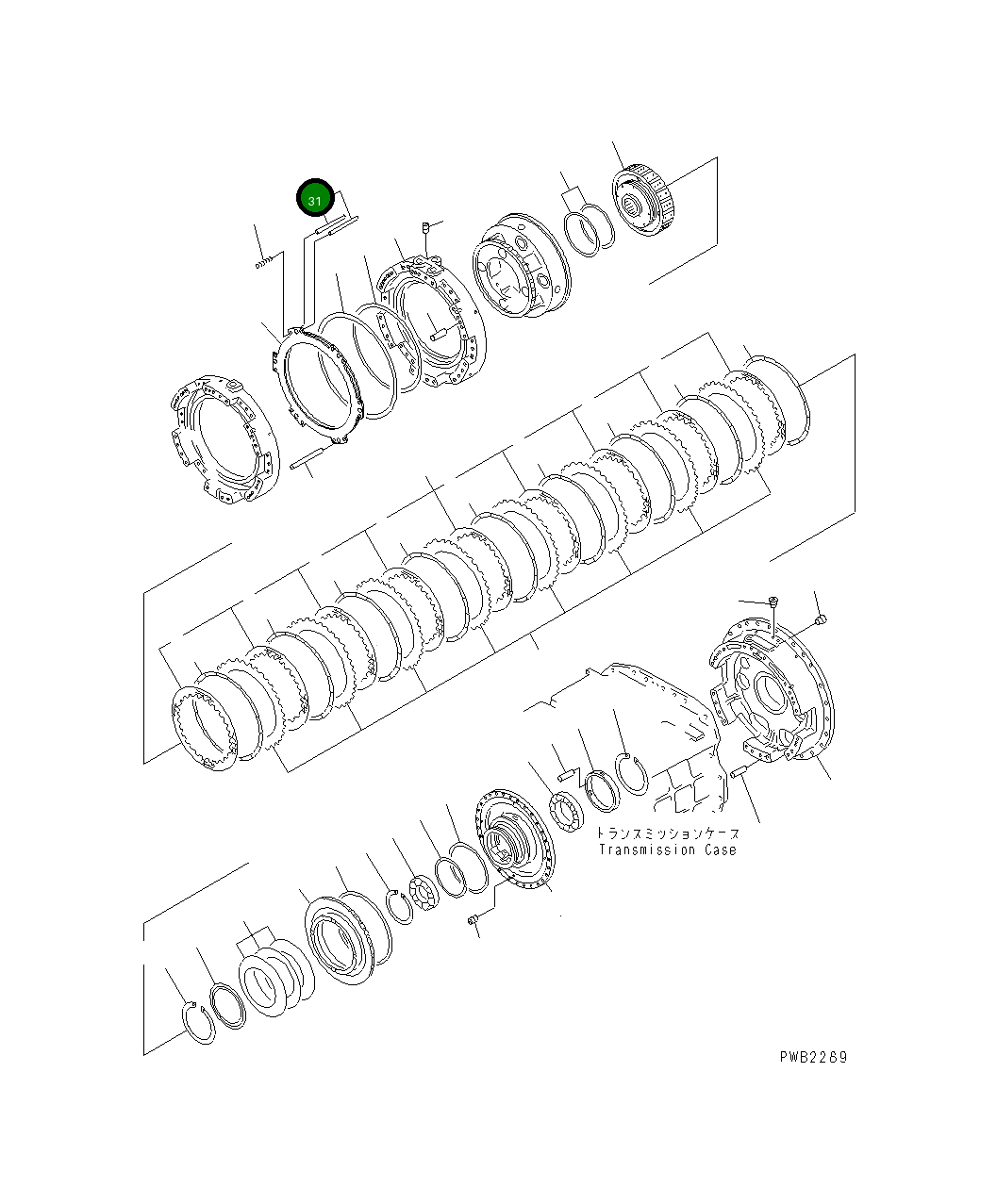 Палец 19M-15-11281 Komatsu