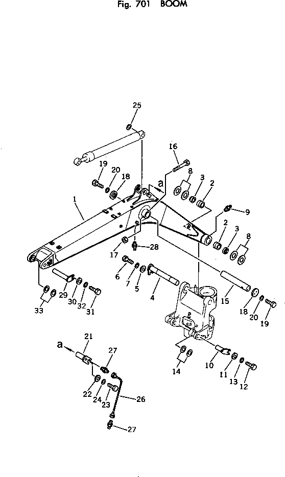 Палец 202-70-48130 Komatsu