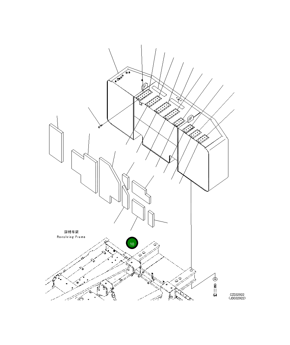 Лист 21M-54-23920 Komatsu