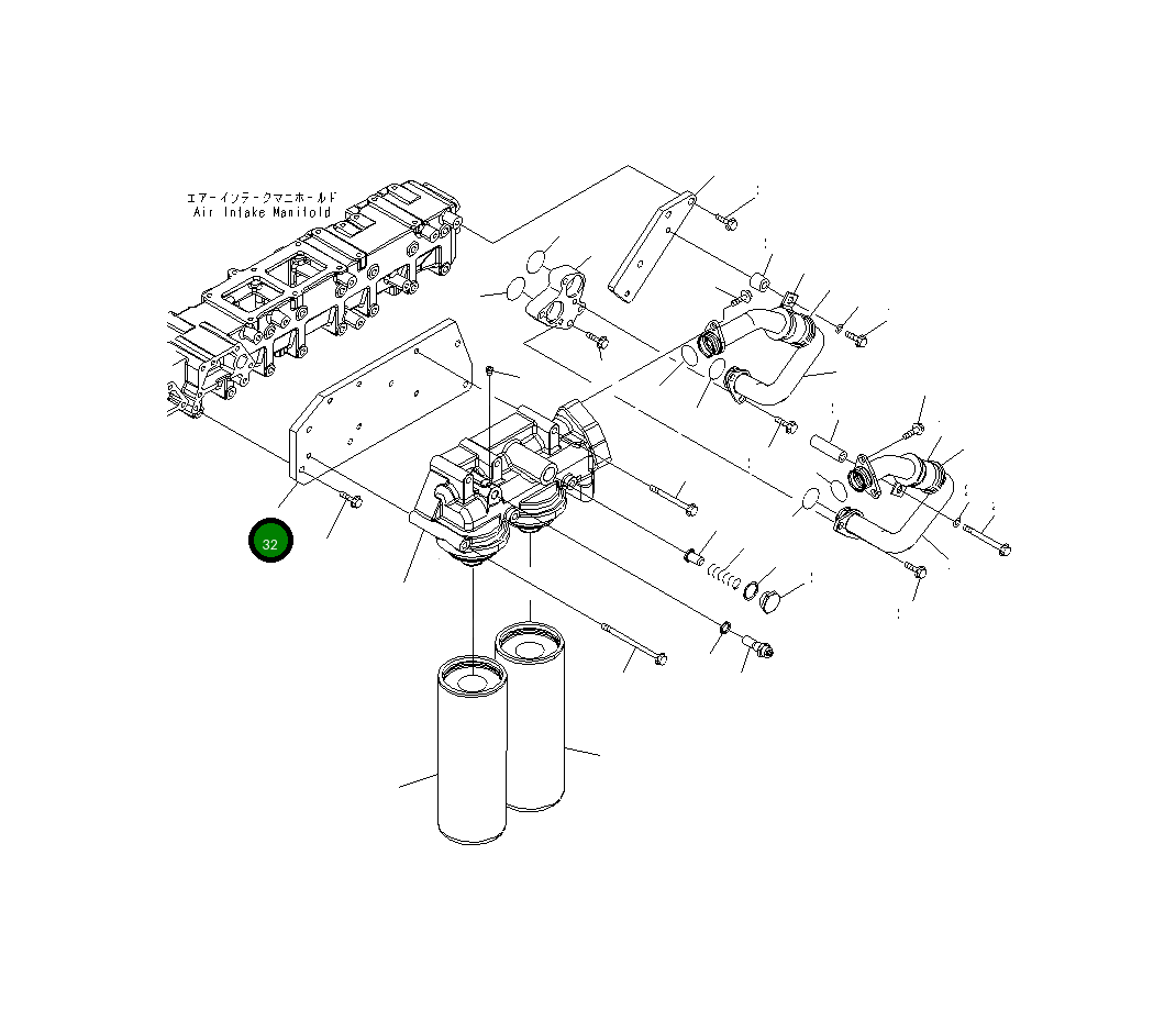 Кронштейн 6261-51-6250 Komatsu