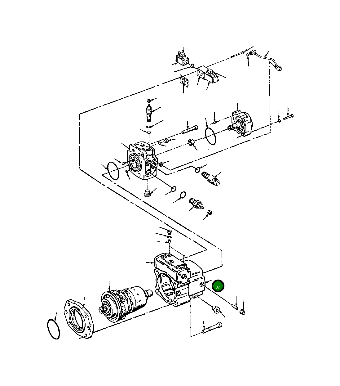 Корпус 1267 873 H1 Komatsu