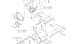 Кронштейн 6211-11-9720 Komatsu