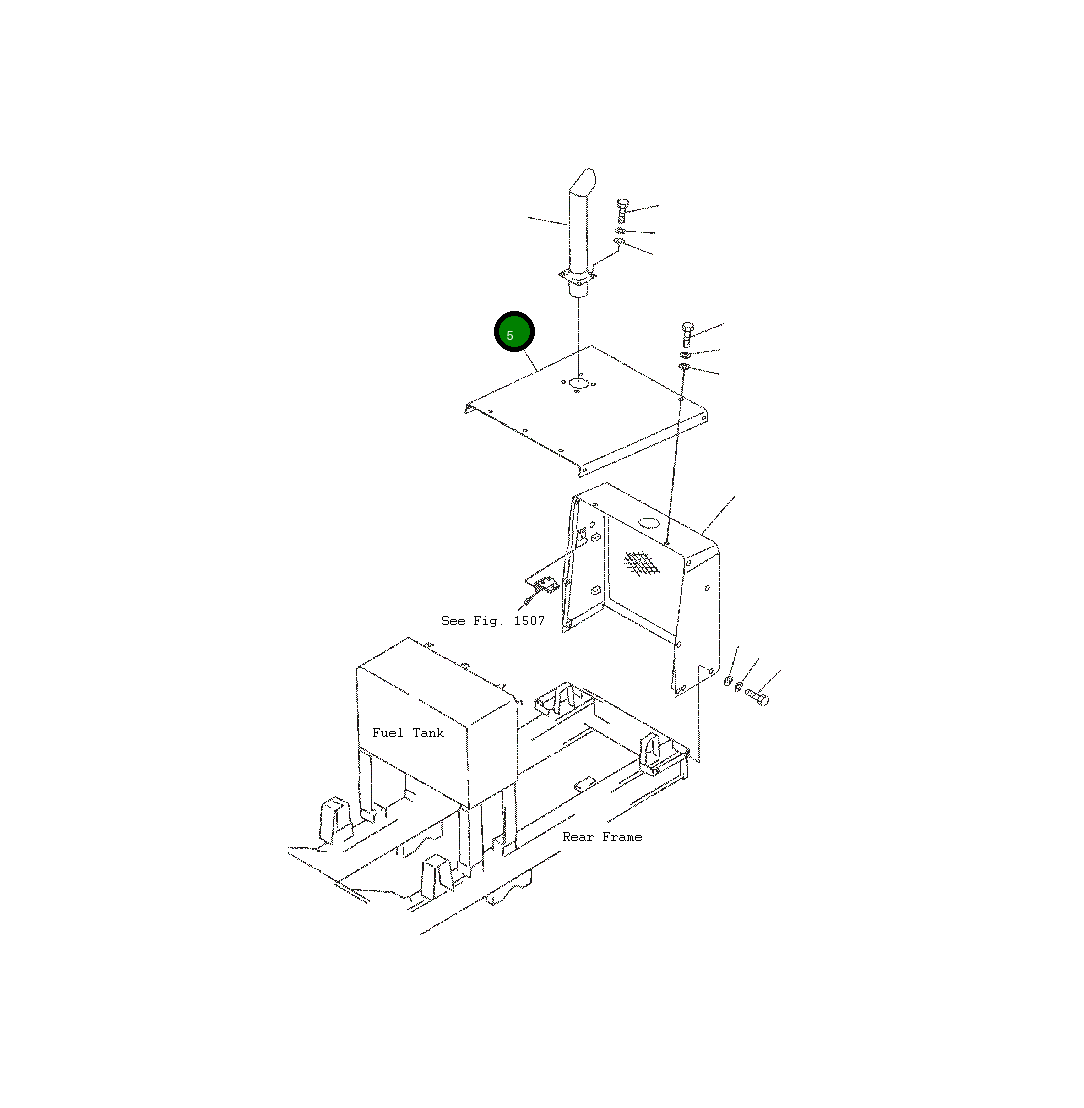 Капот 23A-54-23141 Komatsu