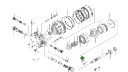 Ось 534B2076-00 Komatsu