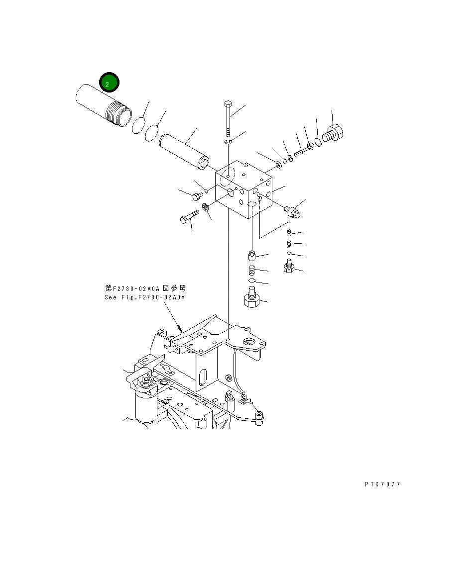 Корпус 21J-60-12610 Komatsu