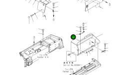 Кронштейн 17A-54-14361 Komatsu