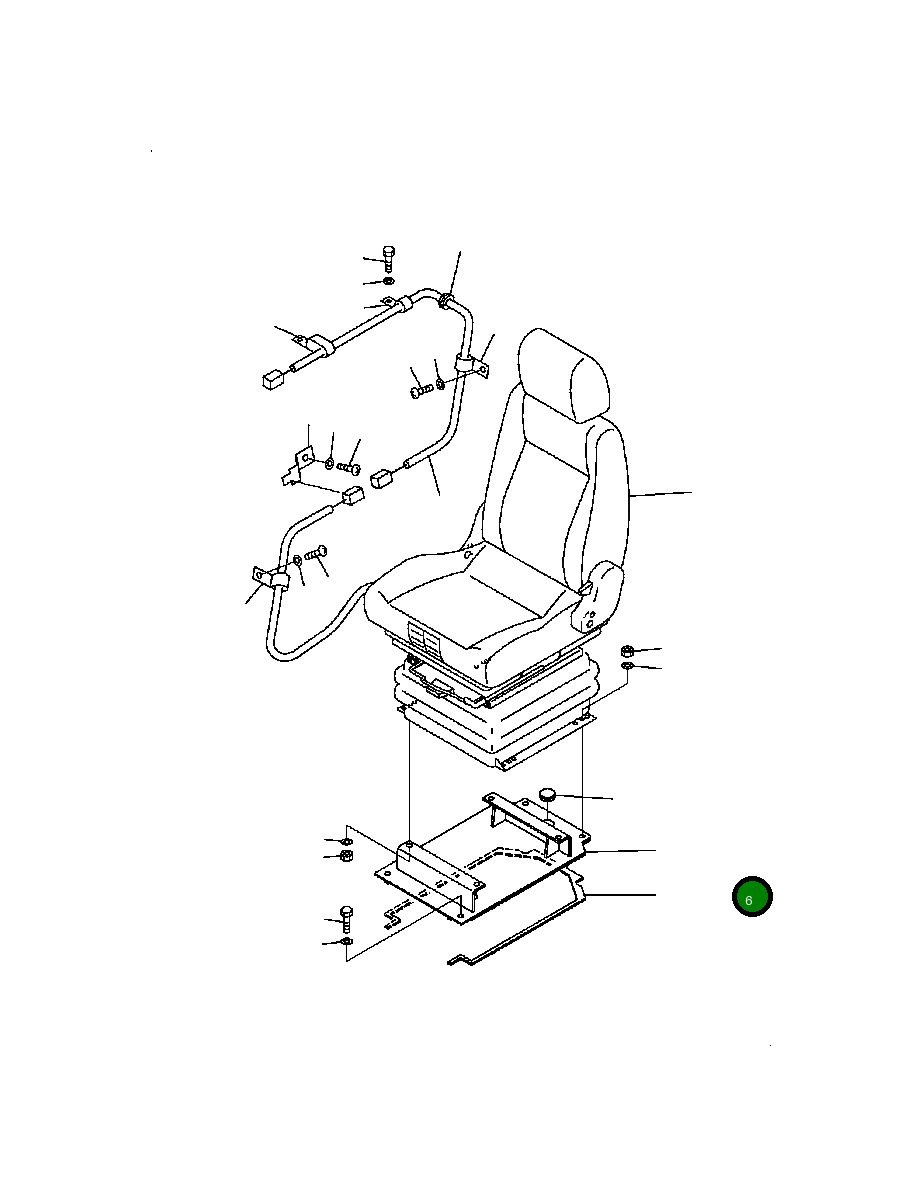 Кронштейн 124-72-62110 Komatsu