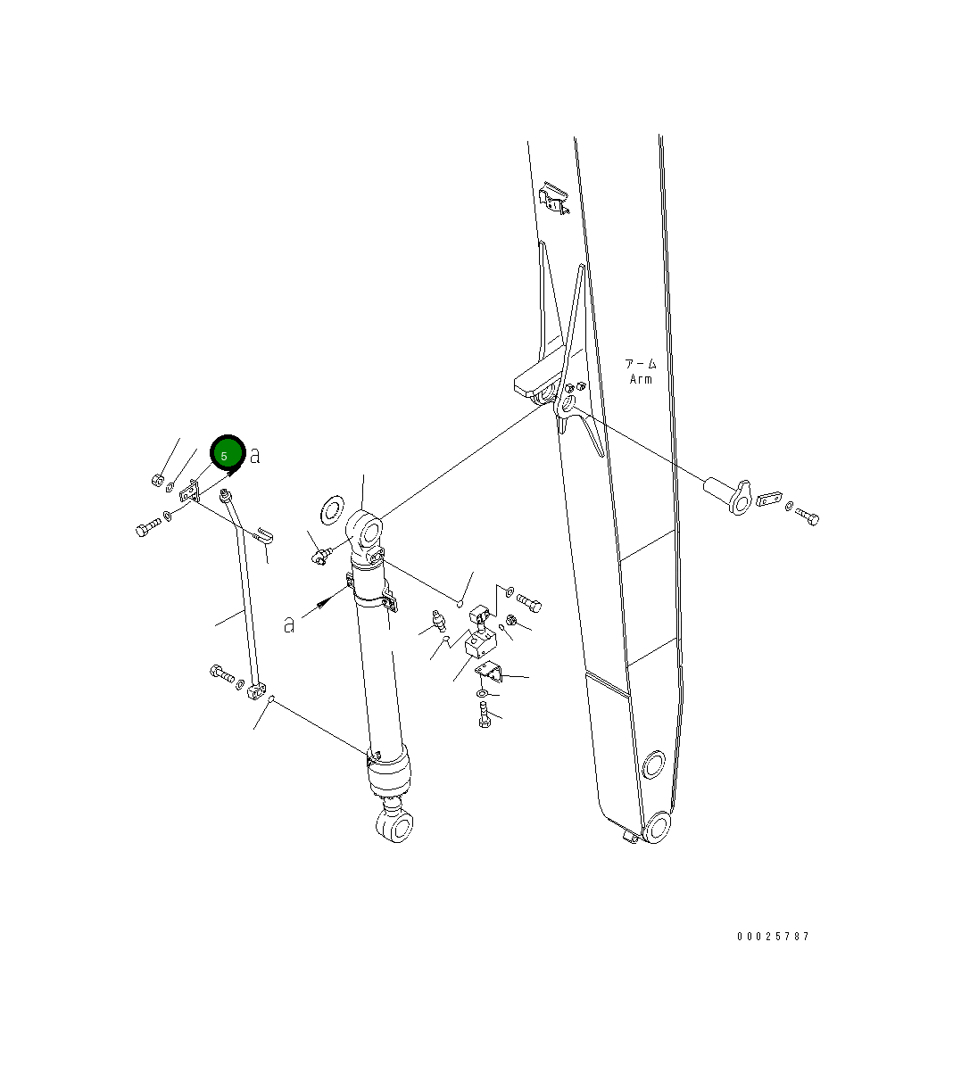 Кронштейн KV-C222-3191 Komatsu
