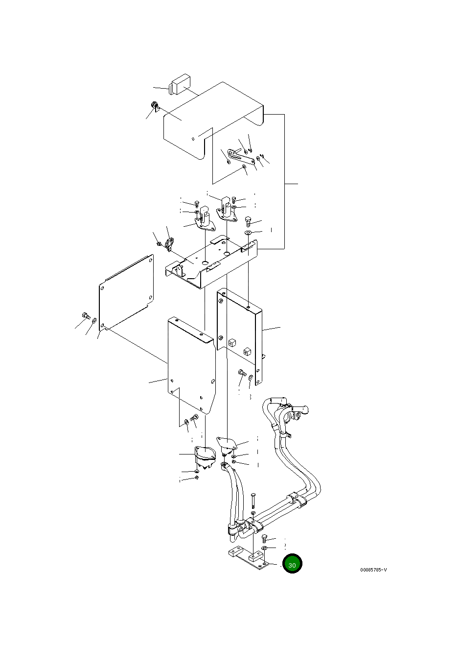 Кронштейн 21T-06-31290 Komatsu