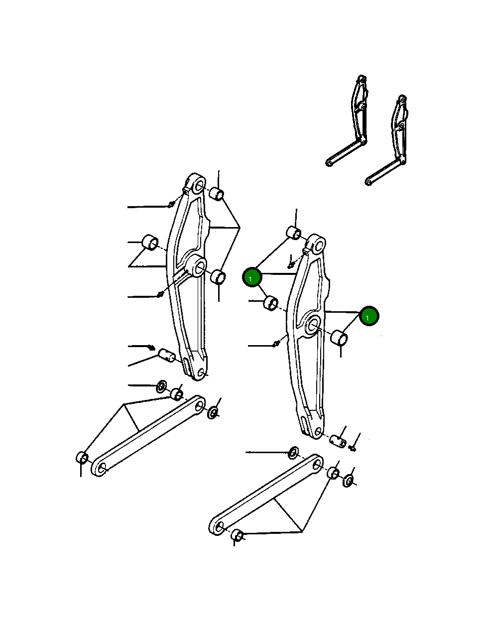 Левое коромысло в сборе 710 727 C91 Komatsu