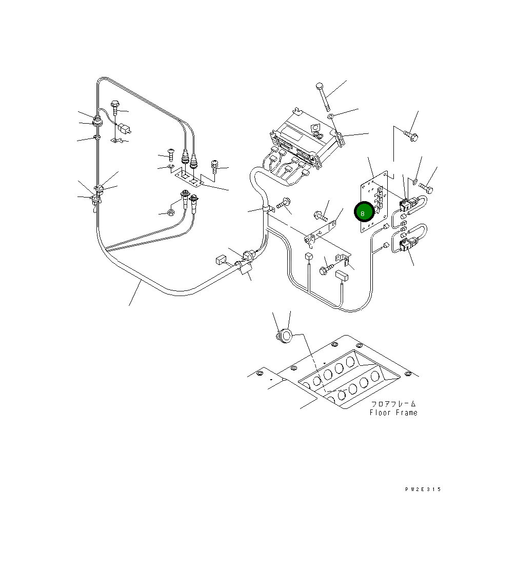 Кронштейн 569-97-82290 Komatsu