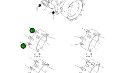 Коробка резцов в сборе (приварная) 26C-70-11830 Komatsu