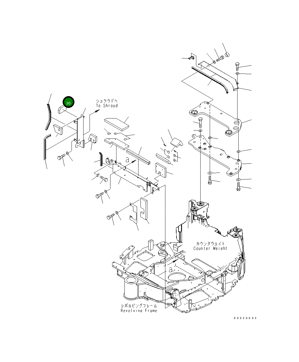 Лист 22M-54-26960 Komatsu