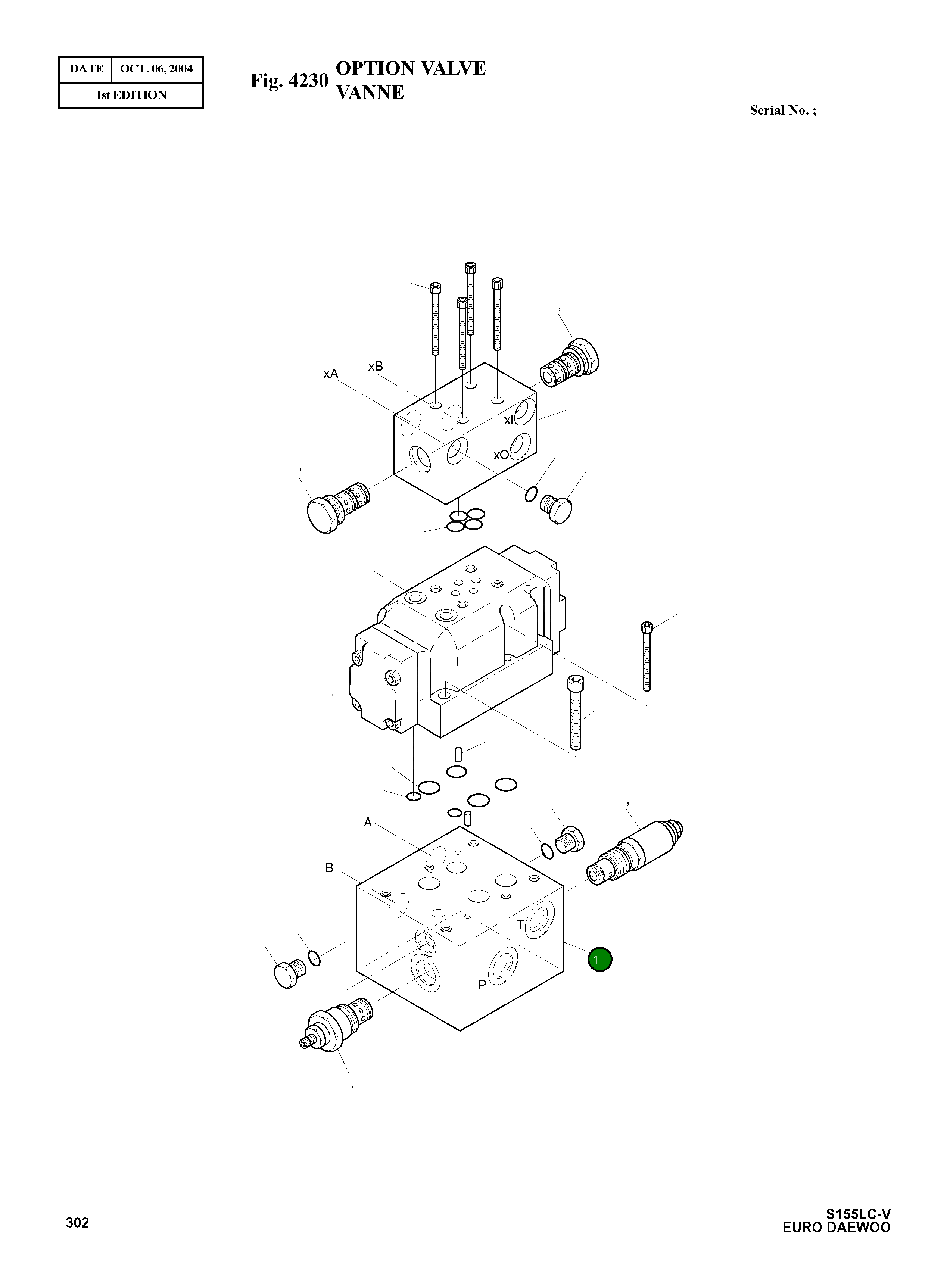 Основной блок K9000439 Komatsu