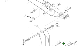 Палец 2123-1963A Komatsu