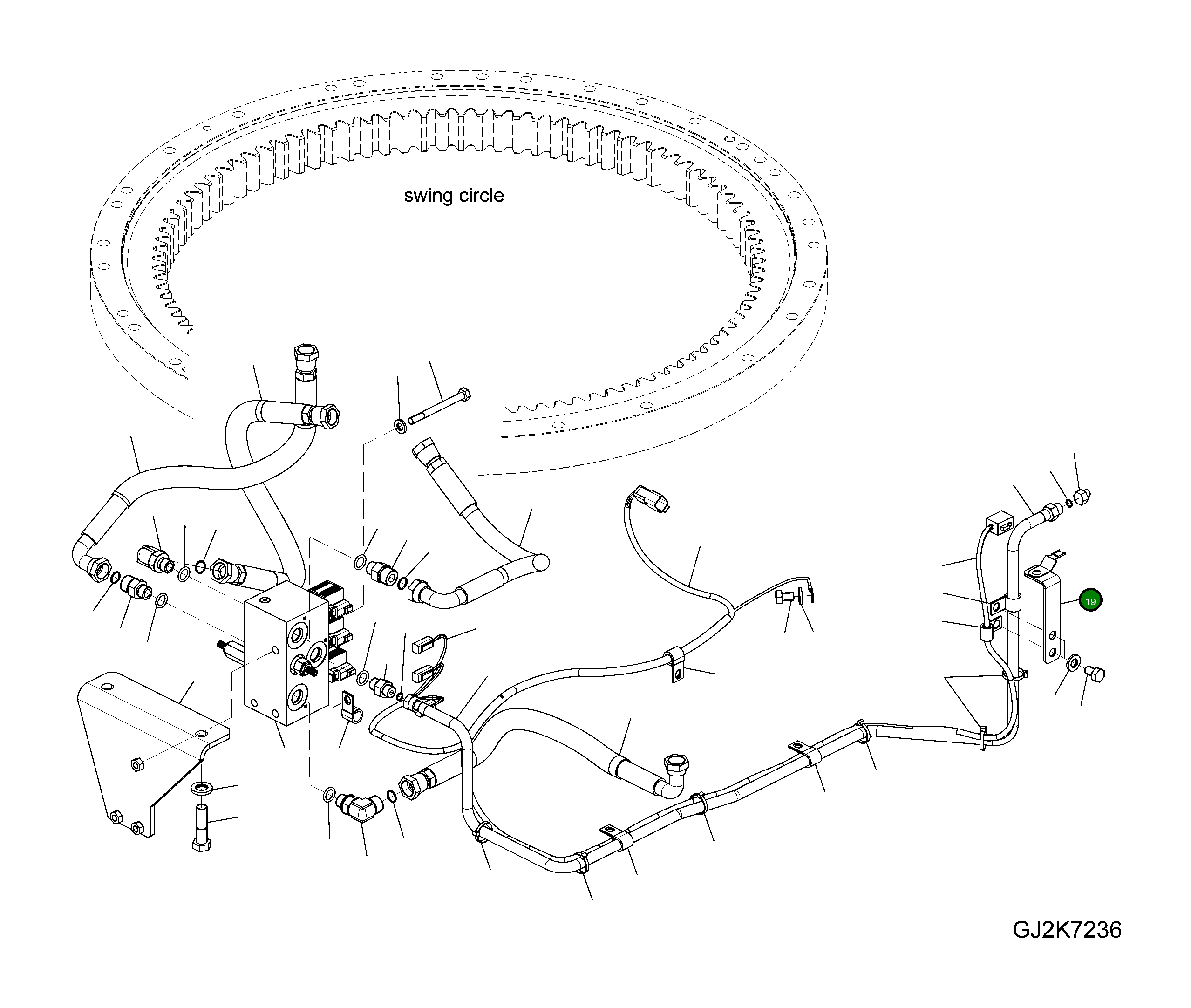 Кронштейн 20E-47-41420 Komatsu