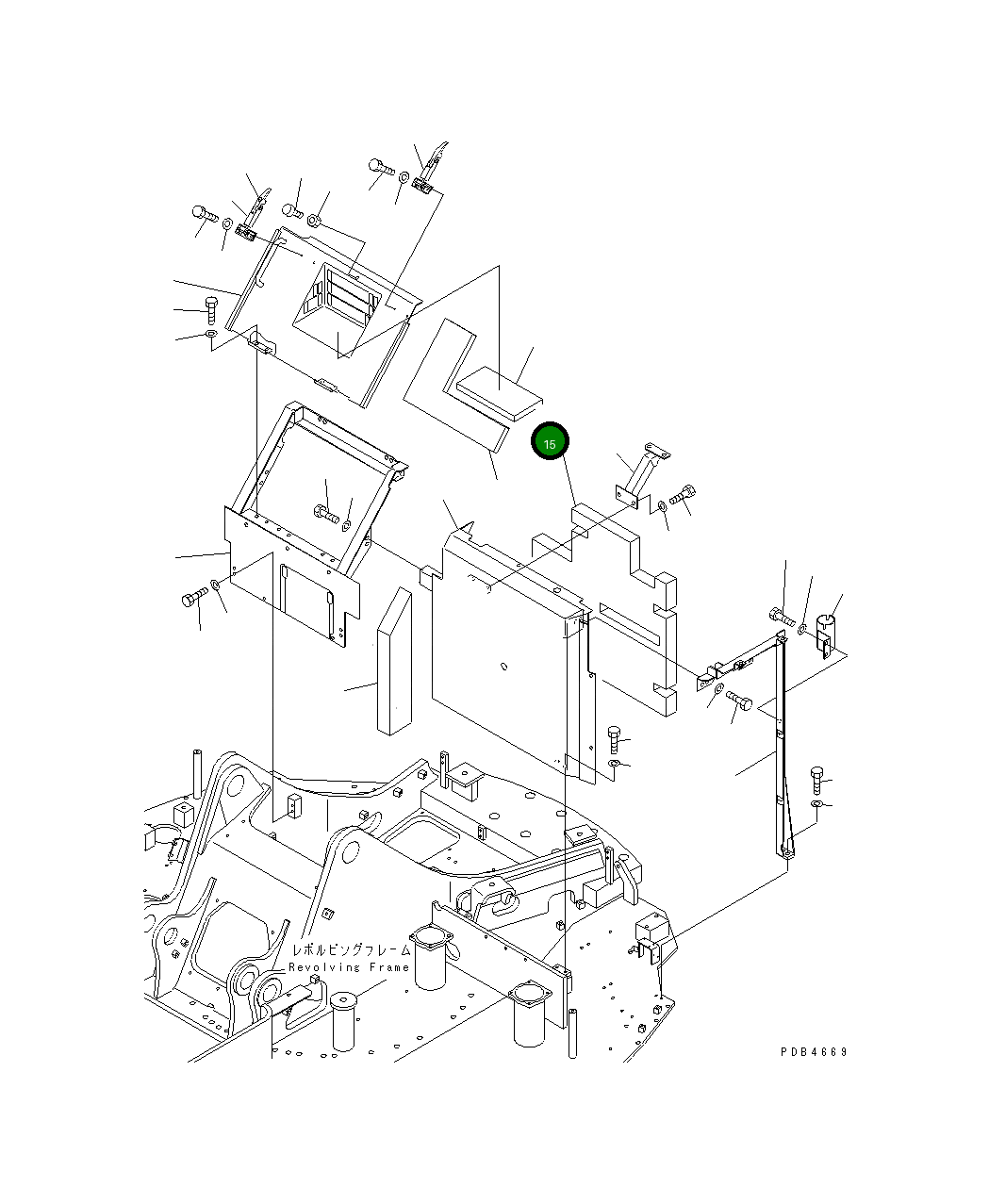 Лист 22U-54-12680 Komatsu