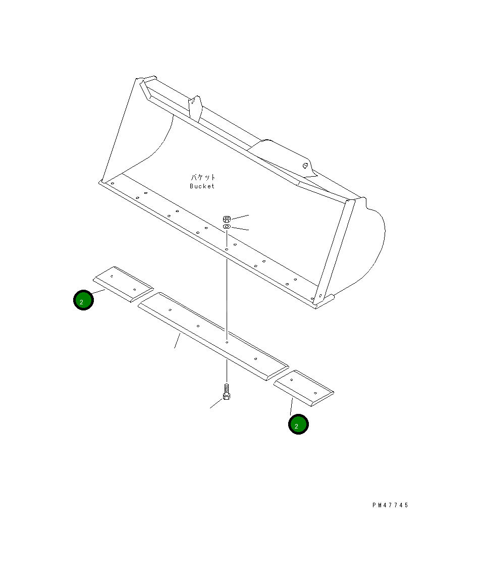 Кромка 416-815-1320 Komatsu