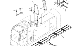 Кронштейн 21M-54-33610 Komatsu