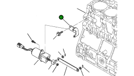 Кронштейн YM12390166821 Komatsu