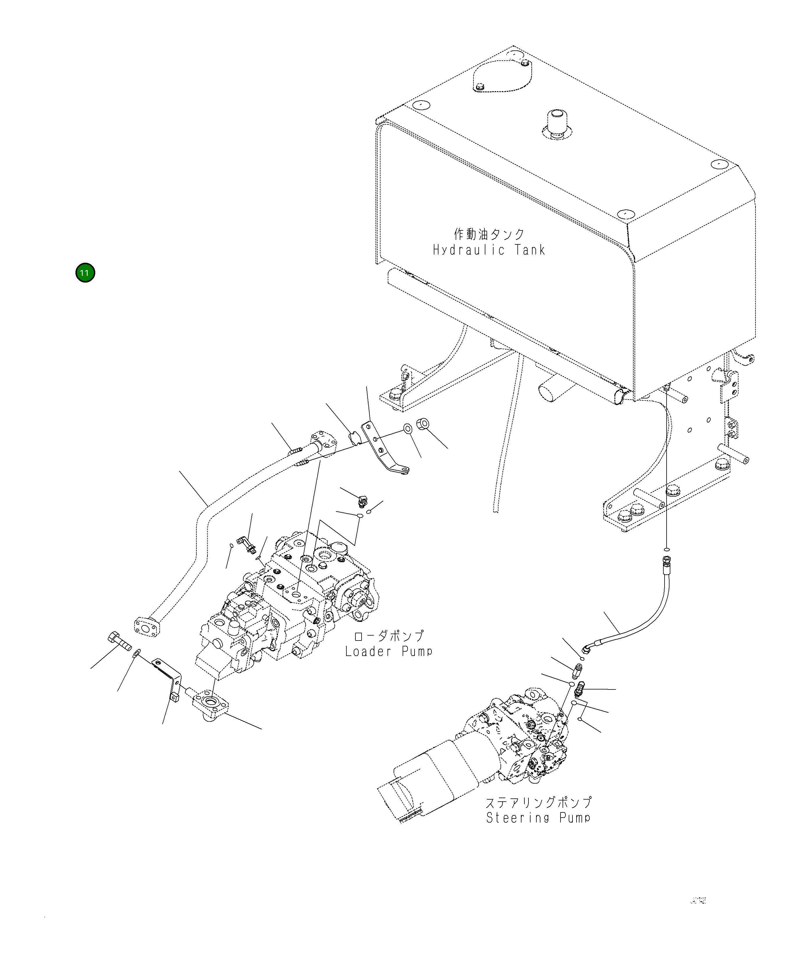 Кронштейн 421-62-45790 Komatsu