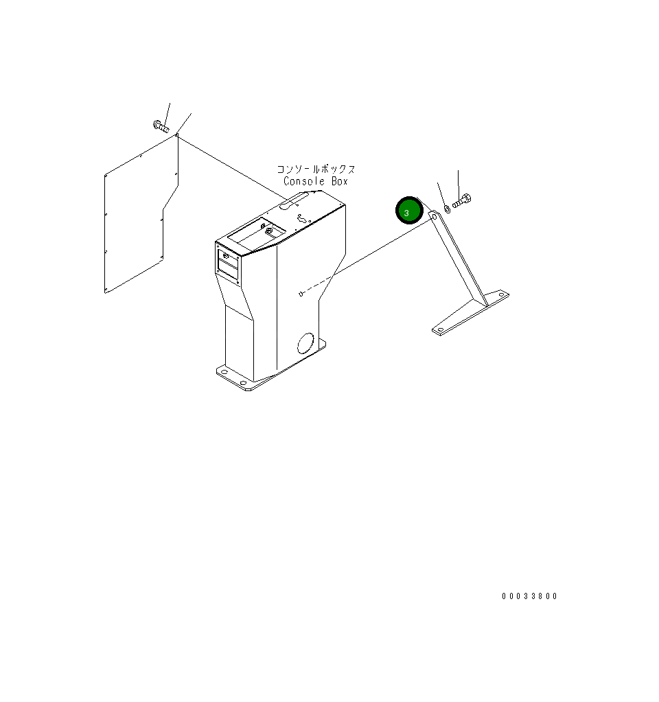 Кронштейн 567-43-74141 Komatsu
