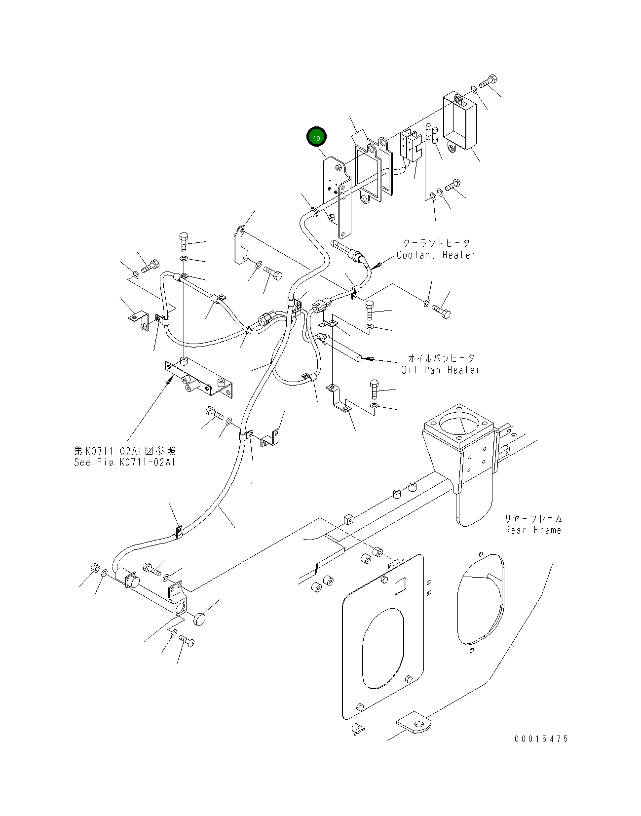 Кронштейн 418-Z91-3250 Komatsu