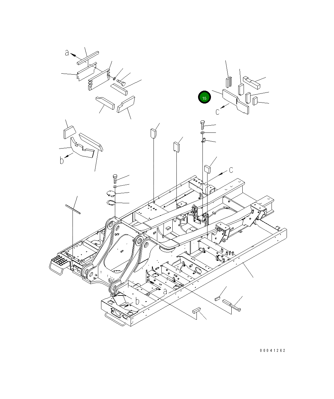 Лист 209-54-42151 Komatsu