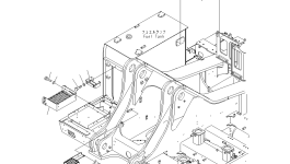 Кронштейн 21N-54-31792 Komatsu