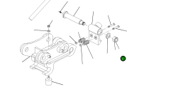 Палец 22L-09-R1F30 Komatsu