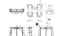 Кронштейн 56D-03-21231 Komatsu