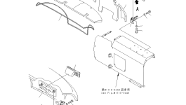 Лист 20T-54-82351 Komatsu