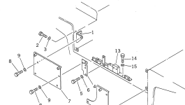 Кронштейн 175-54-22872 Komatsu