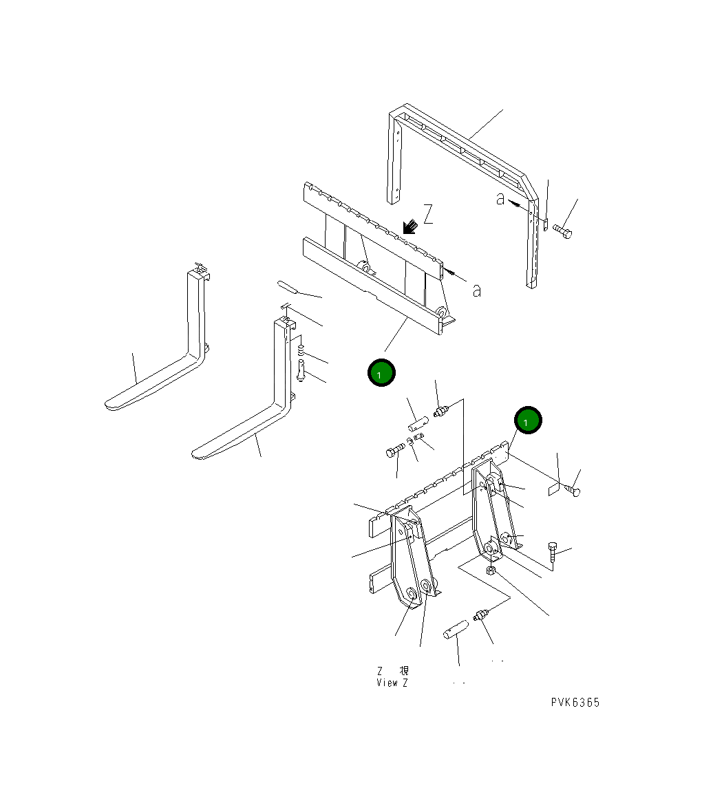 Кронштейн 113-Z12-1110 Komatsu