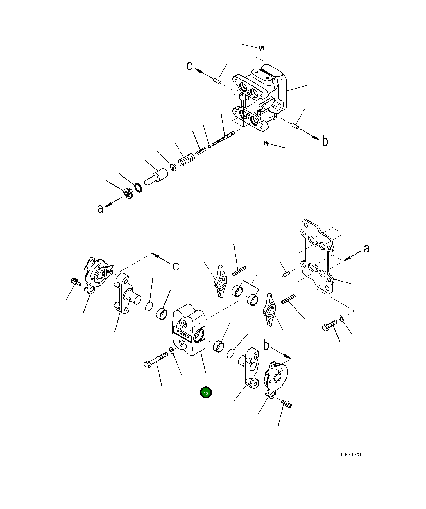 Корпус 7021673630 Komatsu