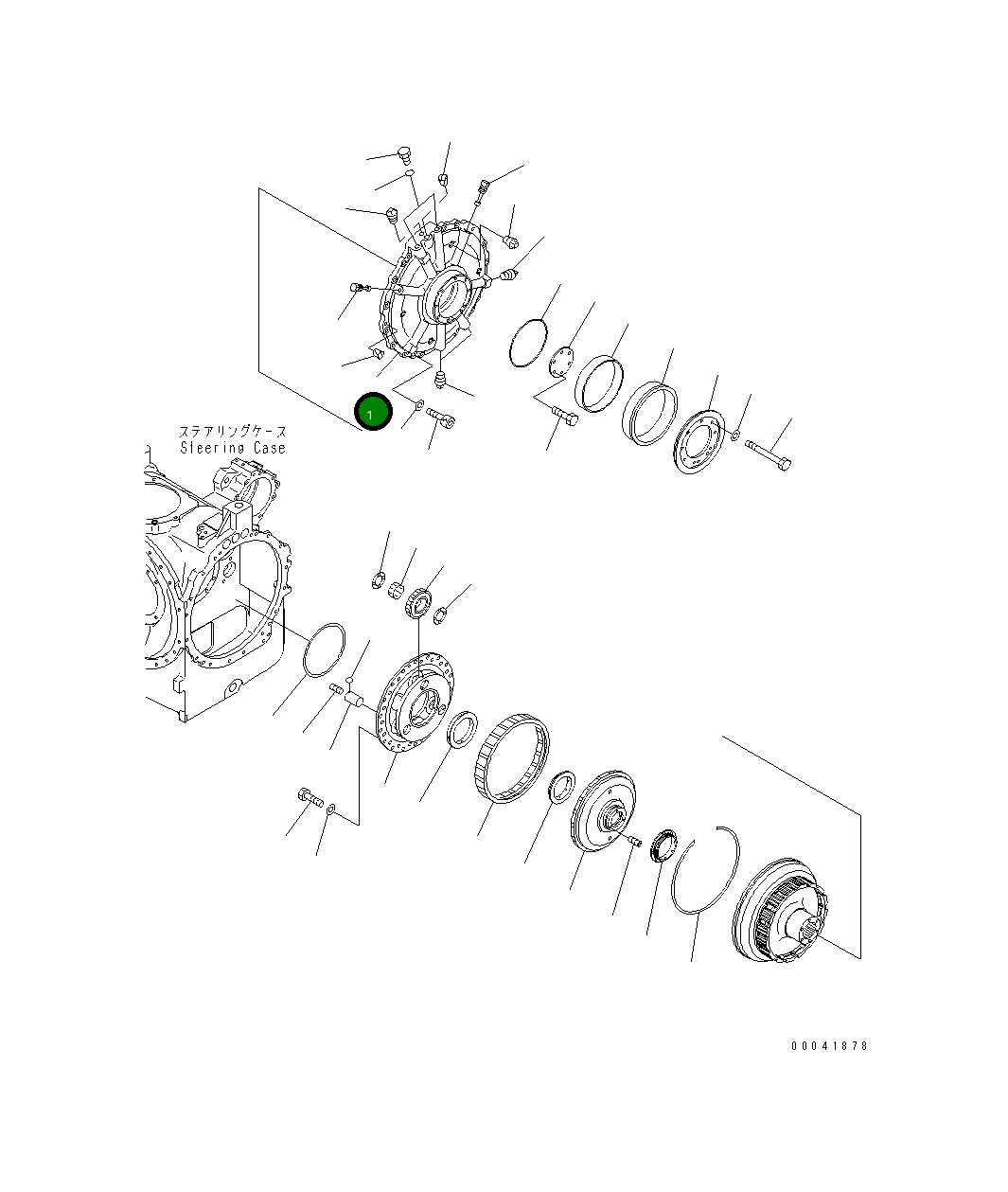 Корпус 17A-22-42220 Komatsu