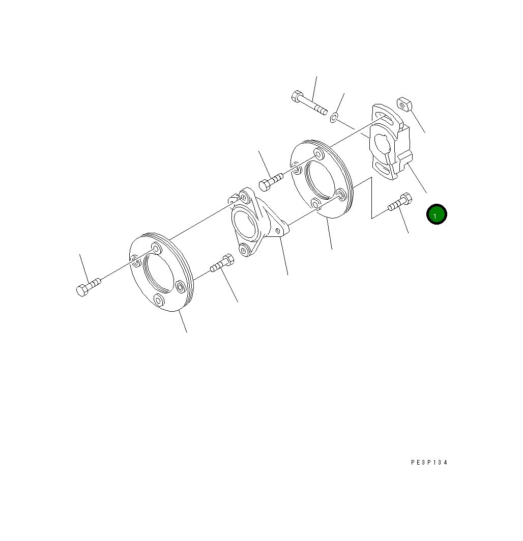 Муфта DK156631-1700 Komatsu