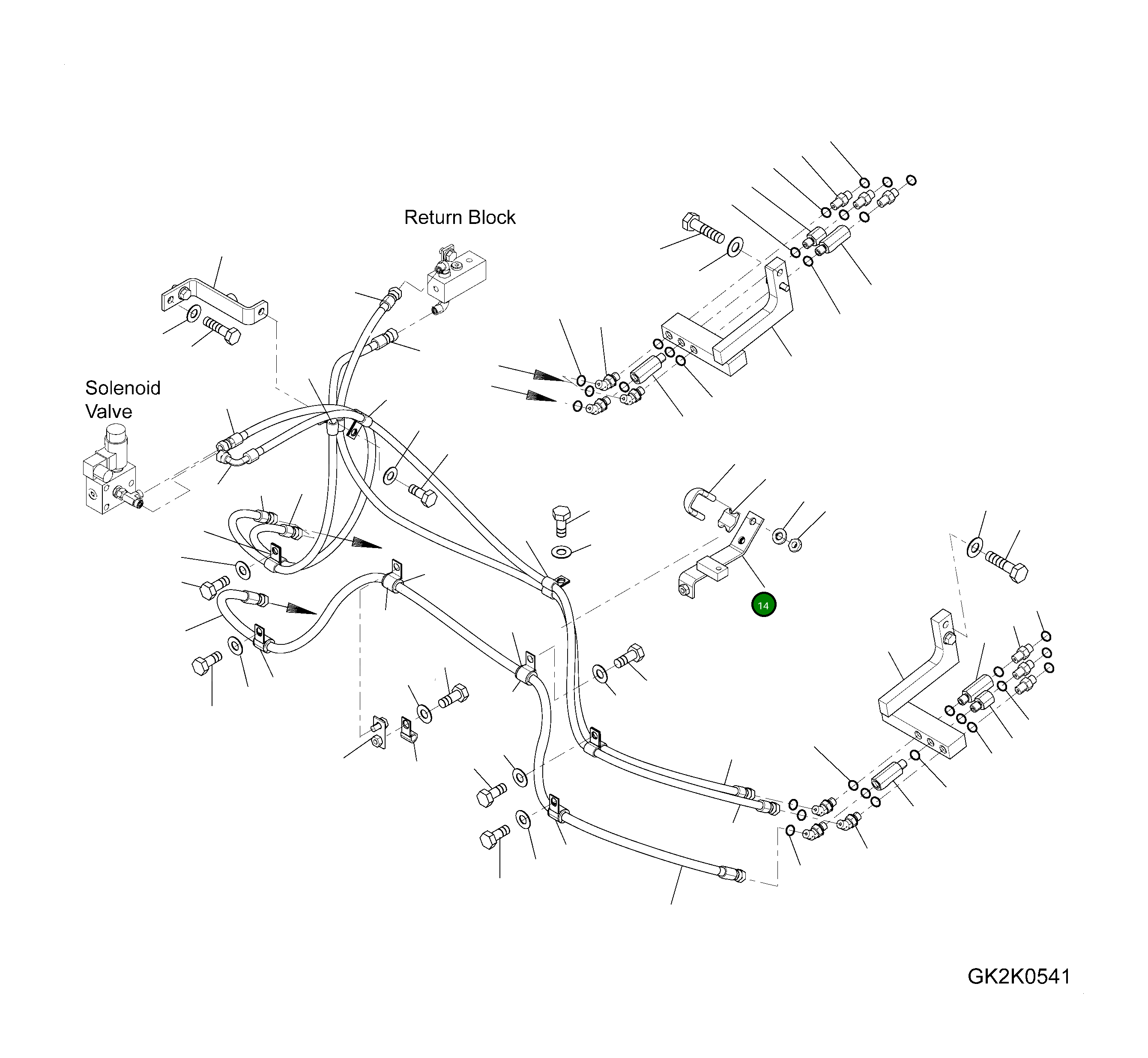 Кронштейн 419-U77-4270 Komatsu